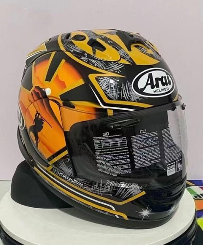 Arai Starline Helmet L Sunset Silhouette Black Orange Full Face Racing Japan - Bild 2 von 13