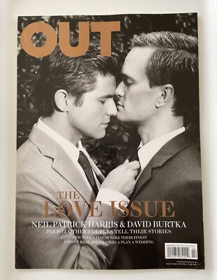 Out Magazine  February 2012 Love Issue feat. Neil Patrick Harris & David Burtka