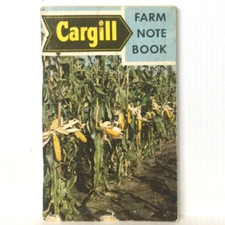 VINTAGE 1961 1962 1963 Cargill Seed Corn Farm Memo Notebook Advertising Books