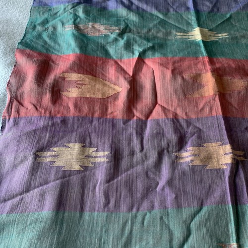 Vintage Pashmina Native American Navaho Embroidered Pattern Wrap Scarf 200x80cm - Picture 2 of 6