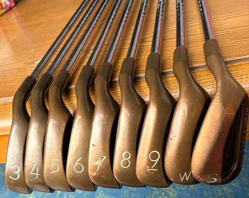 Ping Eye2+ Beryllium Copper Orange Dot Iron Set #3-9,W,S(9Clubs) /Steel Shaft - Picture 3 of 8