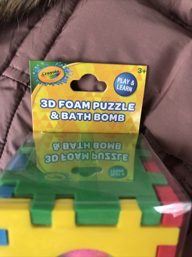 Crayola Puzzle in Schiuma 3D e Bomba da Bagno Jazzberry Jam Cesto di Pasqua Riempitivo - Foto 3 di 7