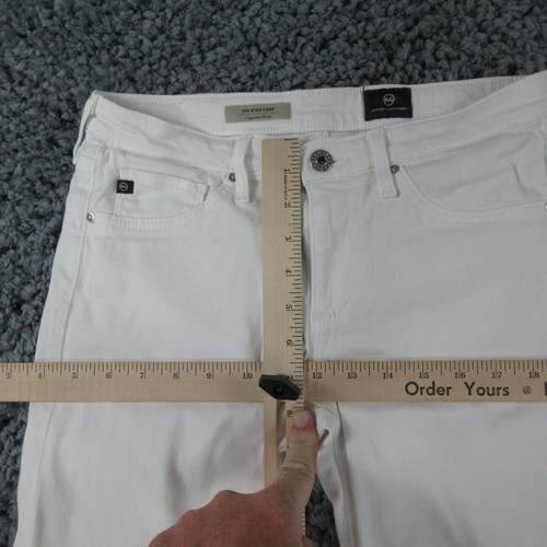 Jeans Adriano orafo donna 26 bianco conico alla caviglia 26x25 - Foto 7 di 16