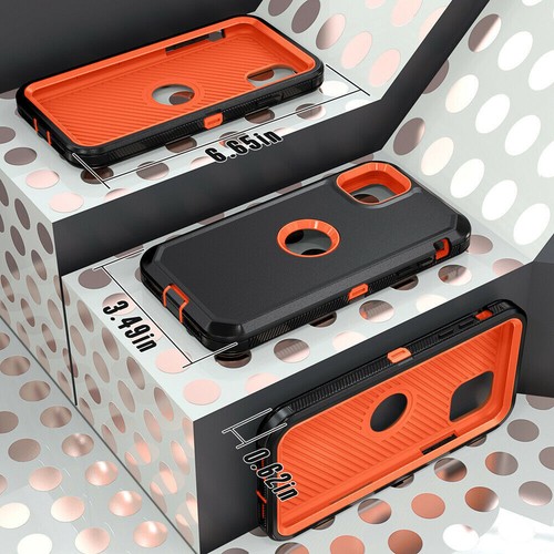 For iPhone 11 Pro Max Case Shockproof Hybrid Armor Case Cover+Screen Protector - Picture 11 of 19