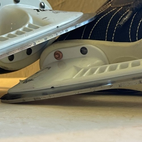 Patines de hockey sobre hielo Nike Ignite 6 con TUUK personalizados + cuchillas - talla juvenil/junior - Imagen 9 de 14