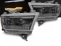 Scheinwerfer Paar Dodge Ram Ab 2019 Bis 2022 Full LED DYN Schwarz - 41386610
