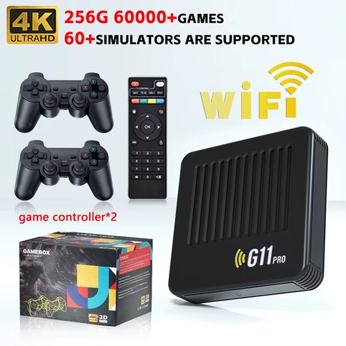 G11 Pro 4K HD Game Console with 256GB, Dual System, 60000 Games Included - Picture 2 of 10