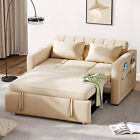 Couch Bed Sofa Sectional Living Room Sleeper 3 in 1 Pull Out Furniture Loveseat