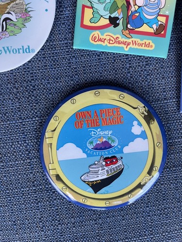 Disney Authentic Vintage Pin-back Buttons Assorted Lot of 10 No Duplicates (PB9 - Picture 10 of 12