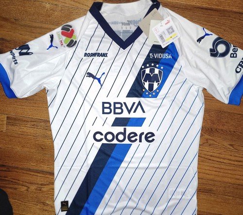 NWT Puma CF Monterrey Rayados 23/24 Away Authentic Player Jersey Mens Size Med