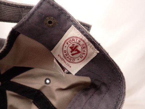 Texas Rangers Corduroy 47 Brand Official Banded adjustable Genuine Grey One size - Picture 9 of 9