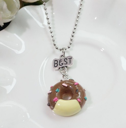 Juego de Collares Colgantes BEST FRIENDS 2/3/6/7 BFF Amistad Corazones Animales Alimentos - Imagen 62 de 87