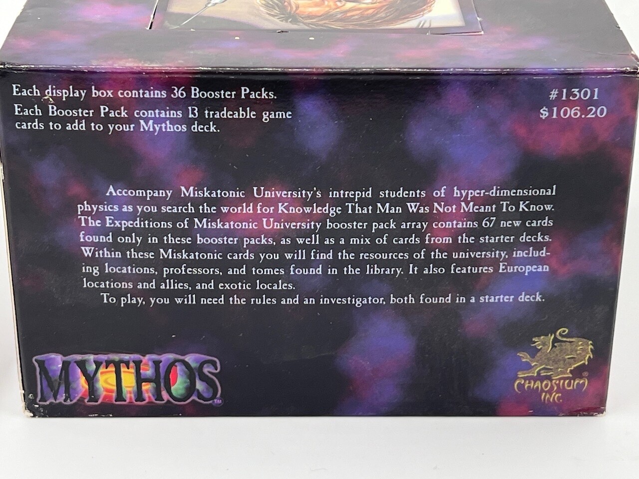 Mythos CCG, Expeditions of Miskatonic University Booster Box, Limited