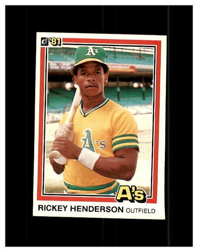 RICKEY HENDERSON YOU U PICK .99 UNLIMITED SHIPPING HIGH GRADE CARDS OAKLAND A'S - Picture 371 of 416