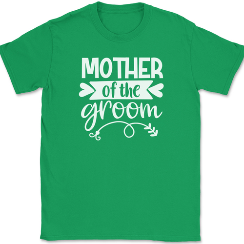 Mother of the Groom T-Shirt Wedding Party Bride Event Group Gift Text Tee - Picture 7 of 10