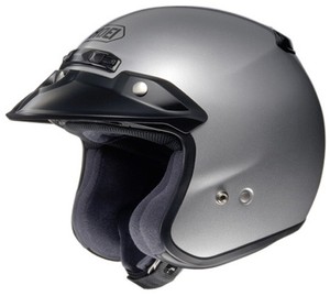 Shoei Rj Platinum R Feu Argent Casque Moto Jet Ouvert Neuf Ebay