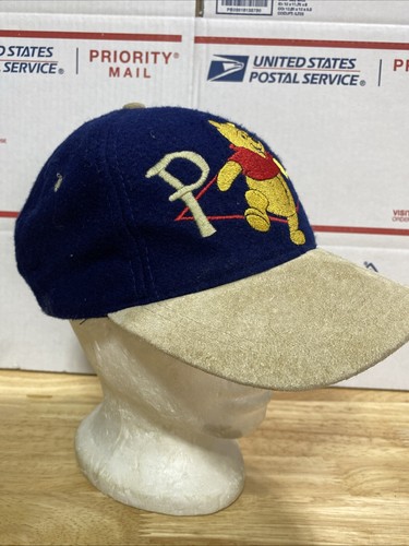 VTG Disney Store 1990's 90's Winnie the Pooh Adult Size 'Pop' Hat Cap WOOL - Picture 5 of 8