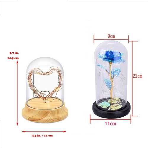 ON SALE!! Rose LED Light Glass Gifts for Wife Women Her Girlfriend Birthday Gift - Picture 40 of 40