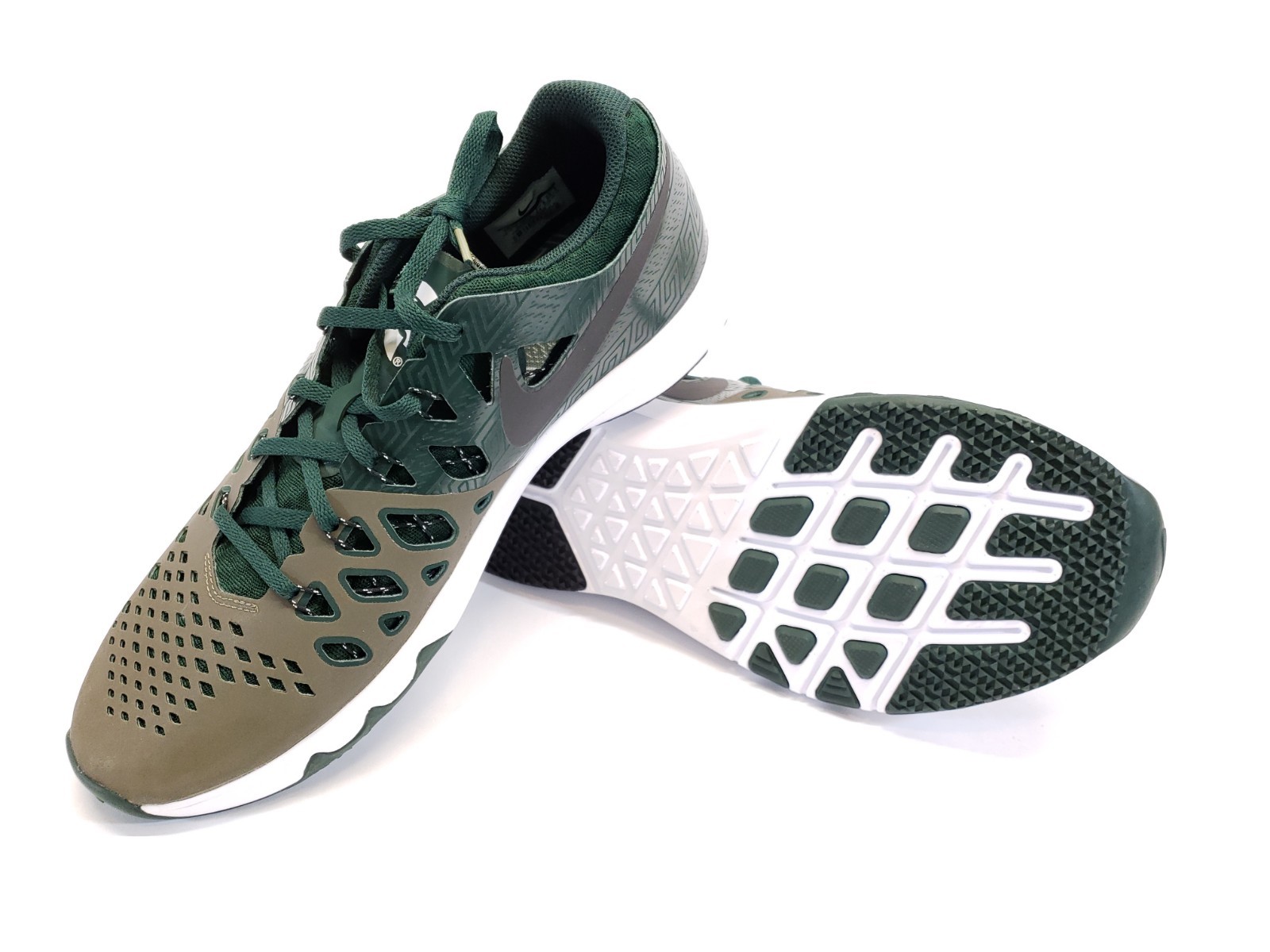 Nike Train Speed Amp 4 Michigan State Spartans Size 10.5 844102-309 Nike Train Speed Amp 4 Michigan State Spartans Size 10.5 844102-309