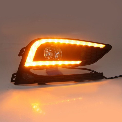 1 Pair 3 Color DRL LED Daytime Running Light For Chevrolet Cruze 2016-2018 USA - Picture 15 of 24
