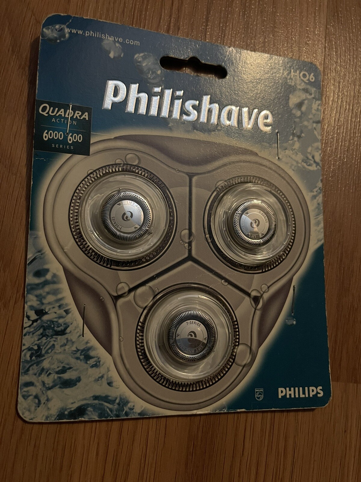 Genuine PHILISHAVE Heads & Cutters For Quadra 6000 600 Series**HQ6**Pack Of 3
