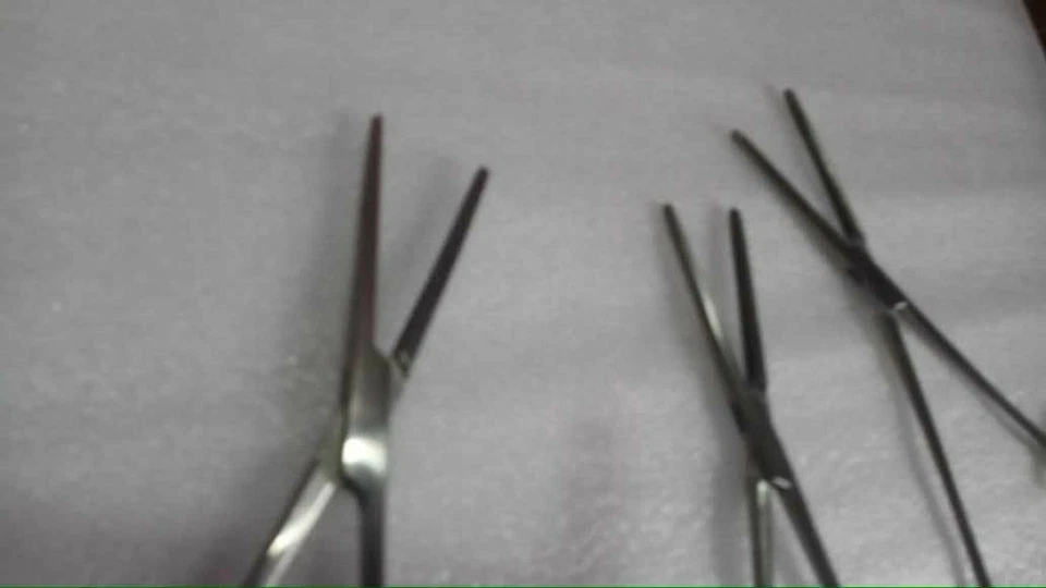 Laparoscopic Open Surgery Straight Artery Forceps Scissors 8 Inch Set 4Pc - Image 3 of 4