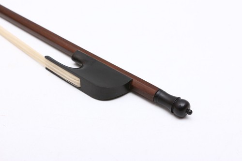 4/4 cello Bow Brazil wood white Bow hair Baroque Style Ebony Frog Straight - Picture 3 of 5