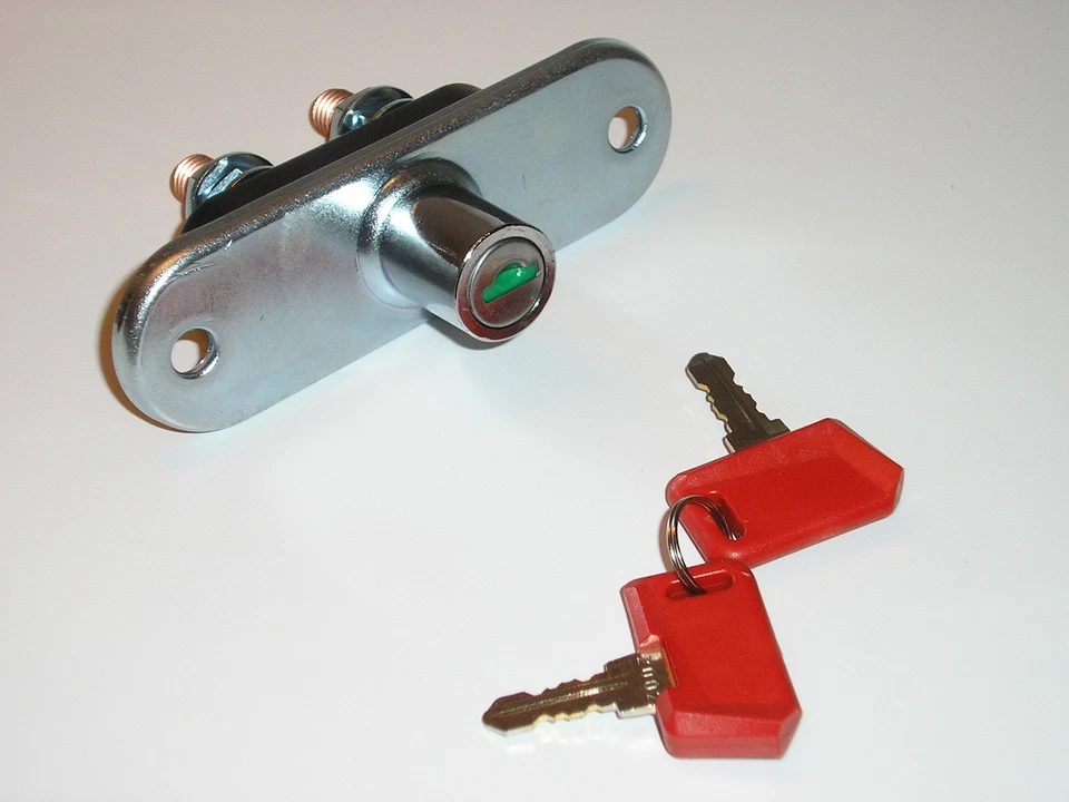 Interruptor de apagado de batería de montaje en superficie con llave automóvil camión SUV jeep rv atv barco carro Foto 2 de 3