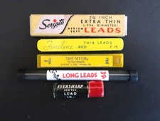 Vintage Mechanical Pencil Lead Collection: Scripto, Sheaffer Fineline, Eversharp