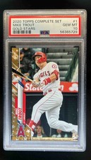 2020 Topps Mike Trout Gold Star #1 Angels PSA 10