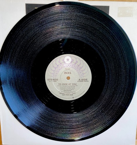 INXS 12” PROMO To Look At You~Extended Mix(6:30)~Rare Vinyl w Hype~Hutchence - Picture 6 of 8