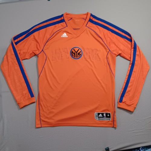 ADIDAS HERREN NBA TRAINING NEW YORK KNICKS 2012/2013 BASKETBALL SHIRT TRIKOT M