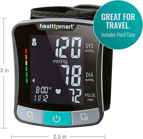 Healthsmart 04-820-001 Misuratore di Pressione Arteriosa Polso 0,26 Lb. Spedizione gratuita veloce - Foto 5 di 10