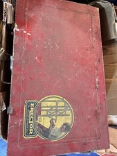Vintage Gilbert Erector Set - Large Parts Lot Box With Extra Box Of Parts