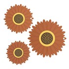  3 stücke Blumenform Untersetzer Matten Isolieruntersetzer Hot Pot Inhaber