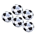  5 Pcs Football Cake Decorations Cup Holders Floating Inflatable Drink