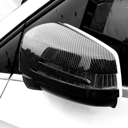 Carbon Fiber Finished Side Mirror Cover For 2014-2018 Mercedes-Benz CLS C218 - Picture 7 of 7