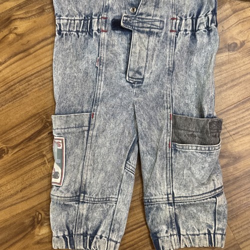 Vintage Levis Formel 1 Racing Denim Jumpsuit Größe 2T - Bild 3 von 16