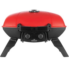 Napoleon Travelq 285 Portable Propane Gas Grill With Griddle Red