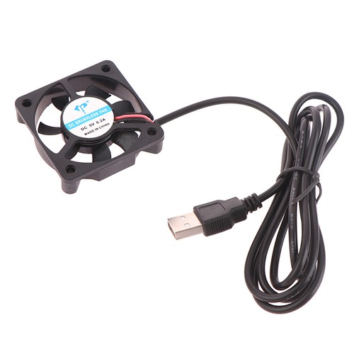 1Pc DC5010 Silent Fan 5V Oily USB Cable Humidifier Connector PC Fan Cooler - Photo 7/12