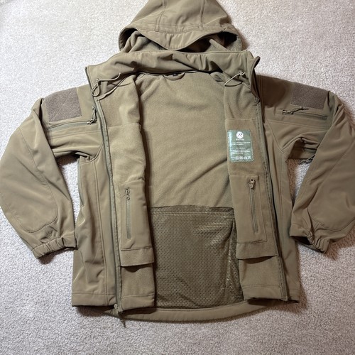 Rothco Nine Line Softshell Tactical Jacket Men's Size XL Tan  Outdoor Gear - Picture 2 of 10