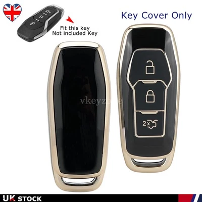 Key Cover Fob Case for Ford Mondeo Mustang Galaxy Edge S-Max 2015 2016 2017 2018
