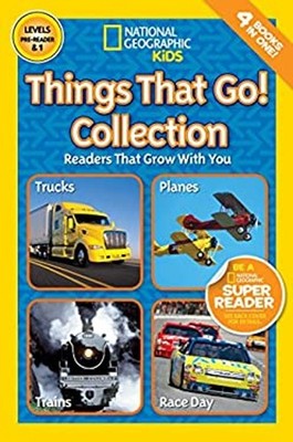 Things That Go! Collection National Geographic Kids Readers, Leve