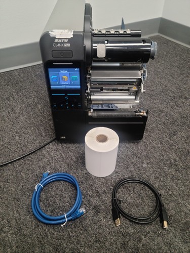 SATO CL4NX Plus Thermal Transfer Label Printer Peel Rewind NFC BT LAN USB - Picture 1 of 8