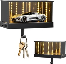 Magnetic Infinity Car Garage Key Holder With Led Rechargeable Race Car Key Hold Magnetic Infinity Car Garage Key Holder With Led Rechargeable Race Car Key Hold