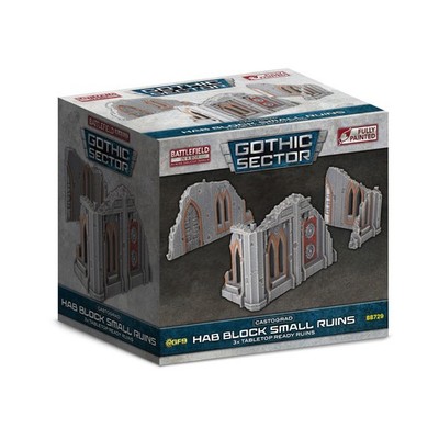 Gothic Sector: Castograd Hab Block Small Ruins (x3) -  GFNBB729