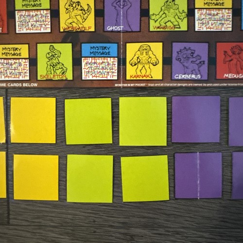 Monster In My Pocket Collector’s Club Membership & Game w/ NES Green Blemmyae - Picture 12 of 14