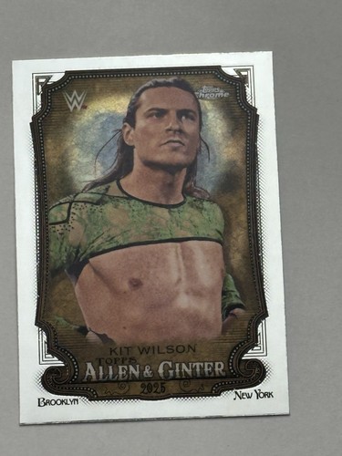 2025 Topps Chrome WWE Kit Wilson Allen & Ginter #AG-KIT Insert - Picture 1 of 2