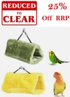 Cozzy Cosy Hut Small Caged Aviary Birds Budgie Canary Finch or Rat Mouse Gerbil