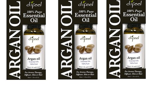 3 Argan reines Bio Öl marokkanisches Difeel 100% ätherische natürliche Haut Haare Füße - Bild 15 von 16